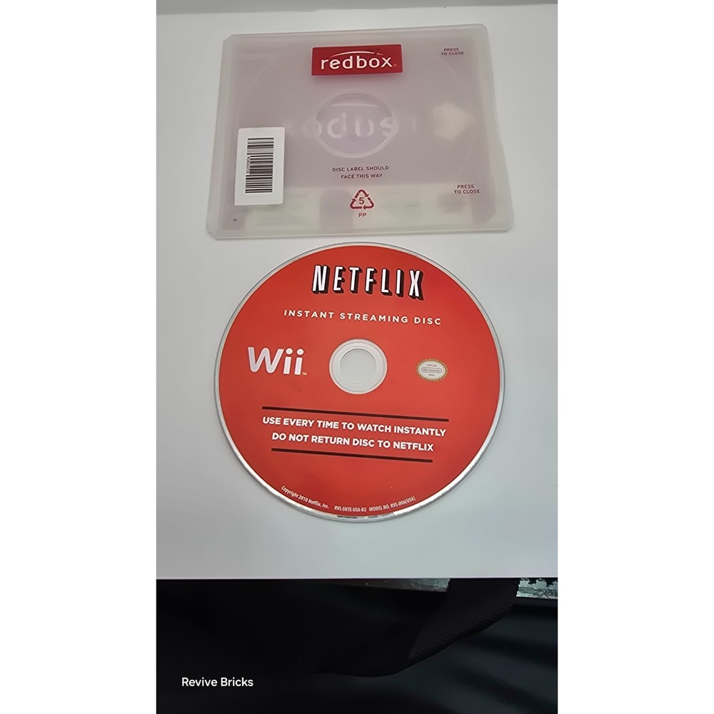 Original Netflix Instant Streaming Disc (Nintendo‎ Wii) Disc and Case Only